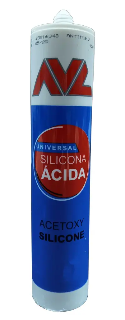 AVL SILICONA ACIDA UNIVERSAL ANTIMOHO QUILOSA 280 ML TRANSPARENT