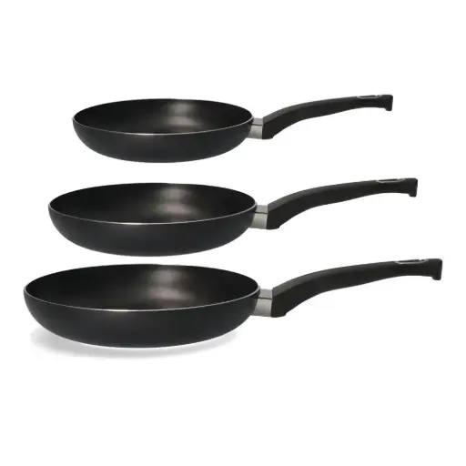 SET 3 SARTENES ANTIADHERENTES "BASIC LINE" Ø20 / Ø24 / Ø28 cm
